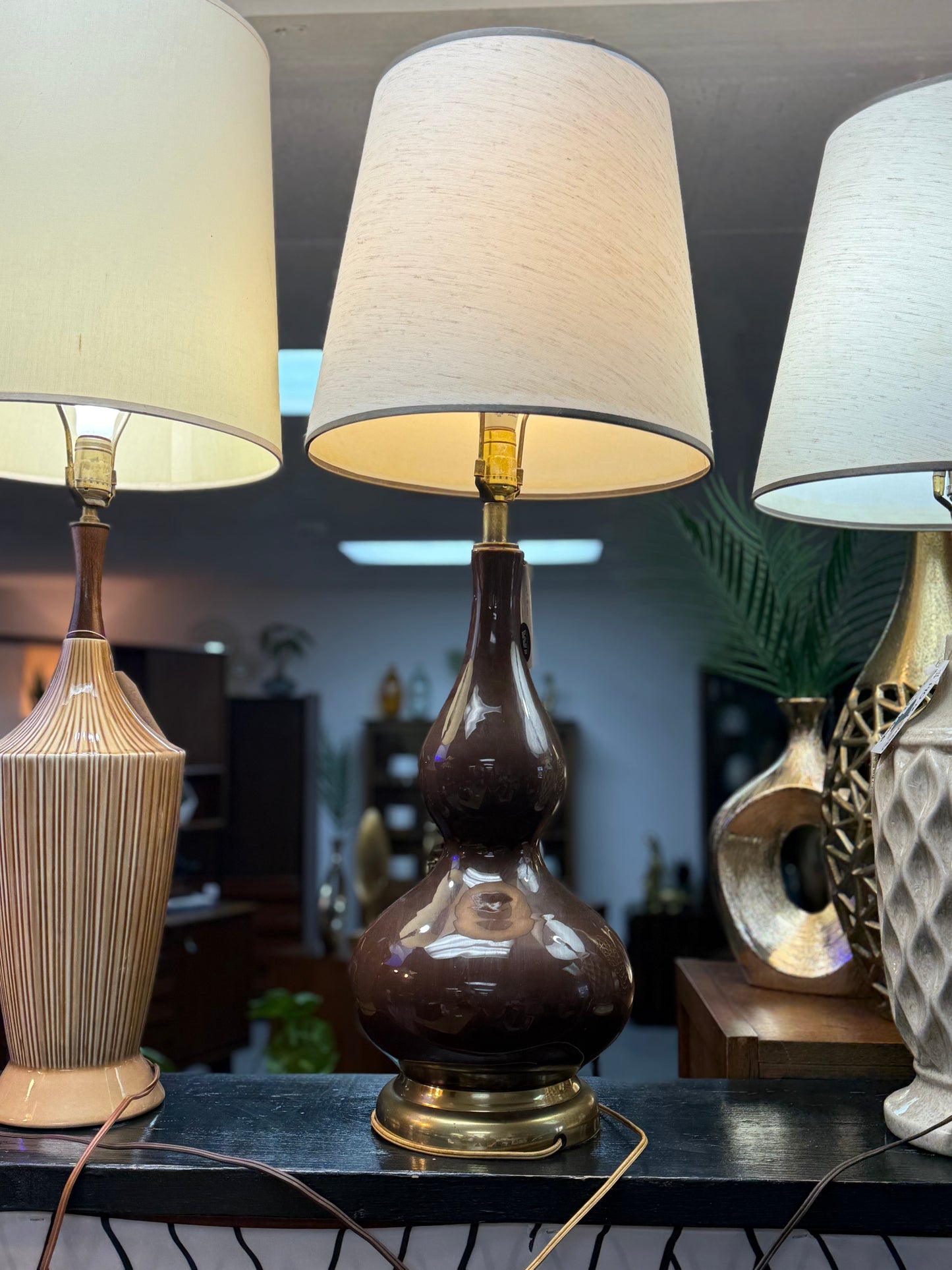 Vintage Brown Lamp