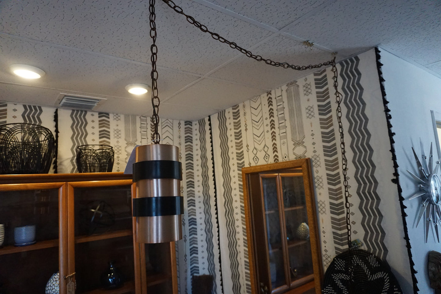 Vintage Swag Lamp