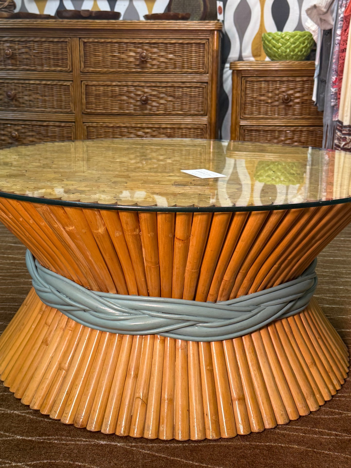 Sheaf of Wheat Coffee Table BAMBOO