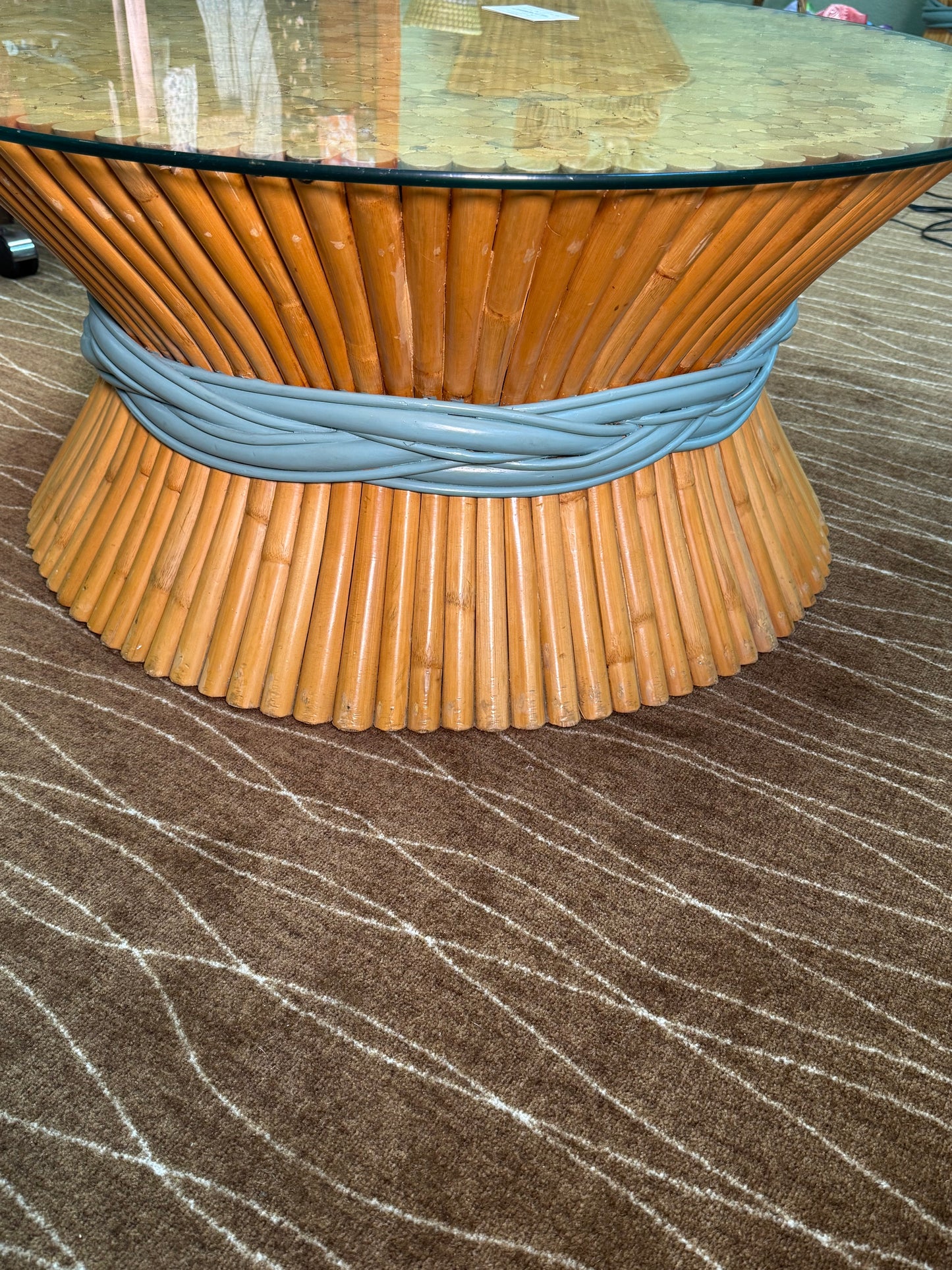 Sheaf of Wheat Coffee Table BAMBOO