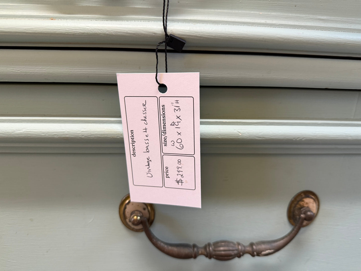 Vintage Bassett Dresser