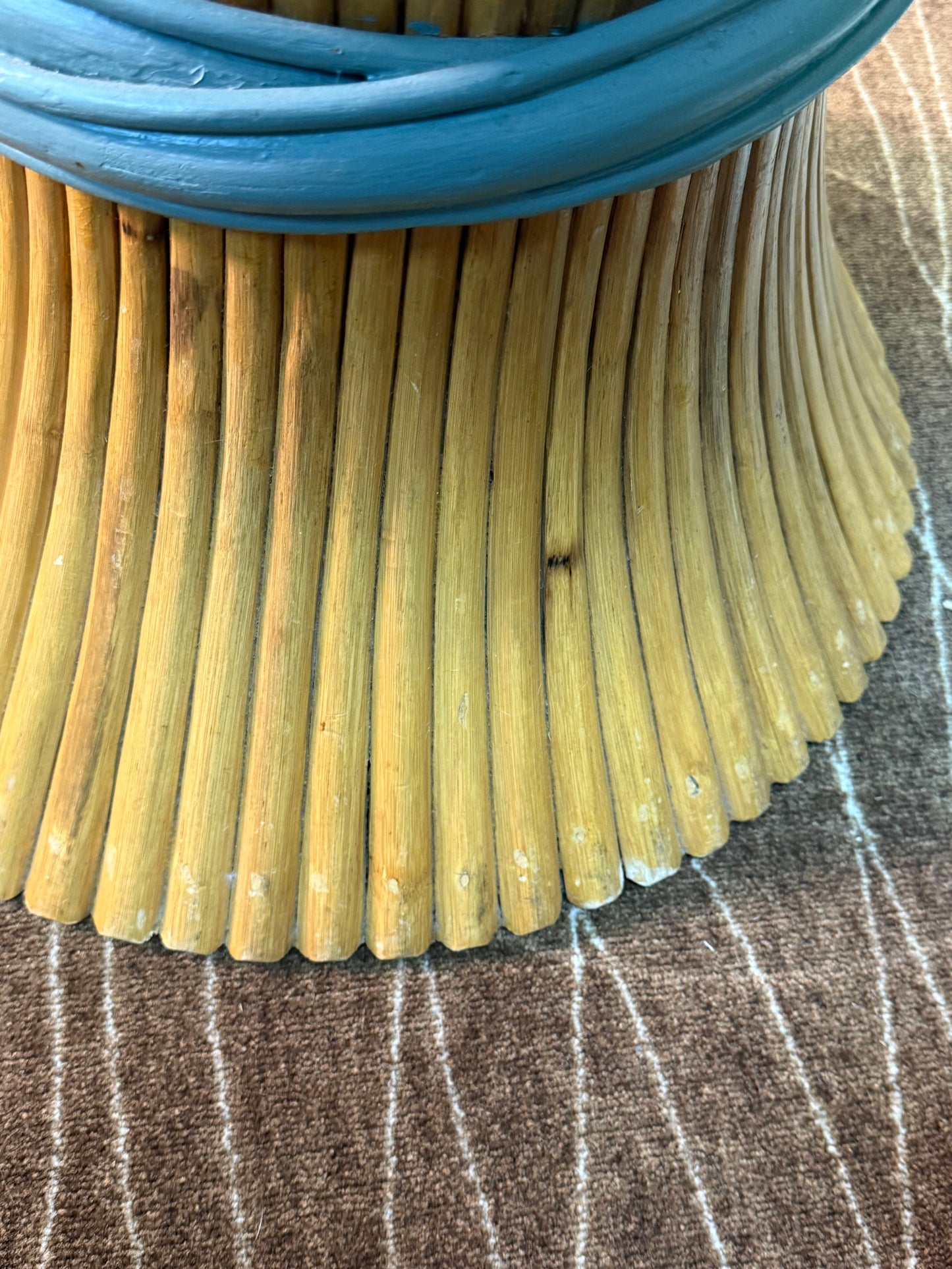 Sheaf of Wheat Side Table Set of 2 BAMBOO