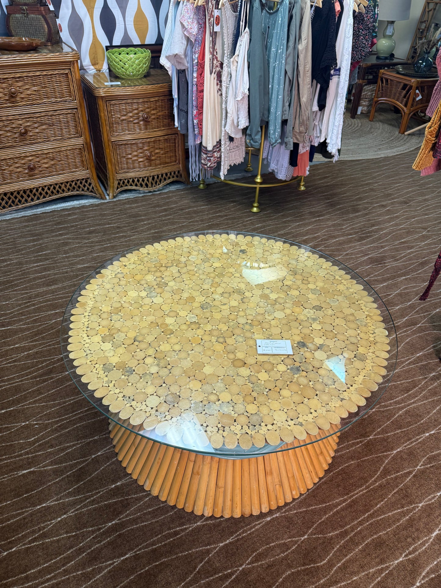 Sheaf of Wheat Coffee Table BAMBOO