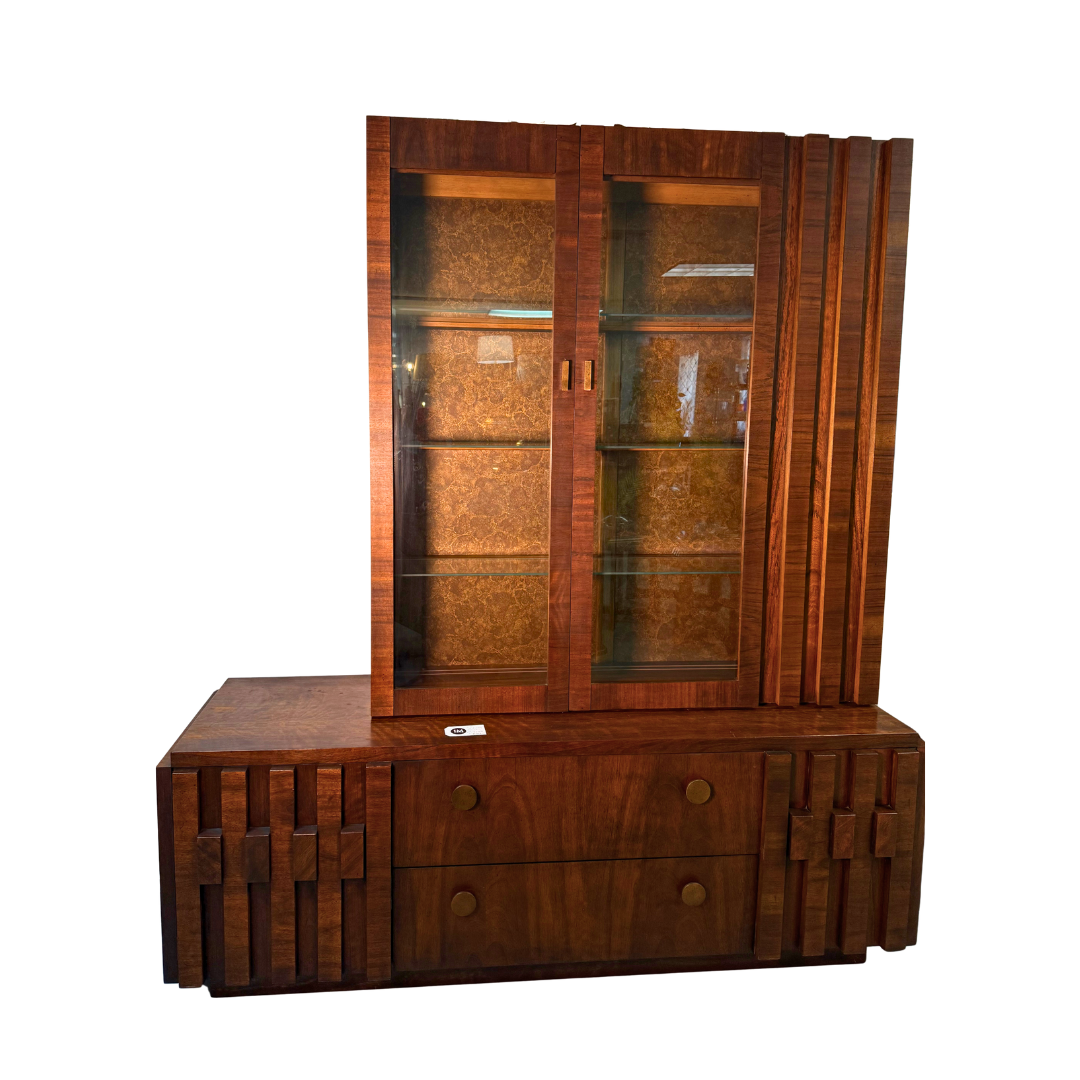 Lane Brutalist China Cabinet