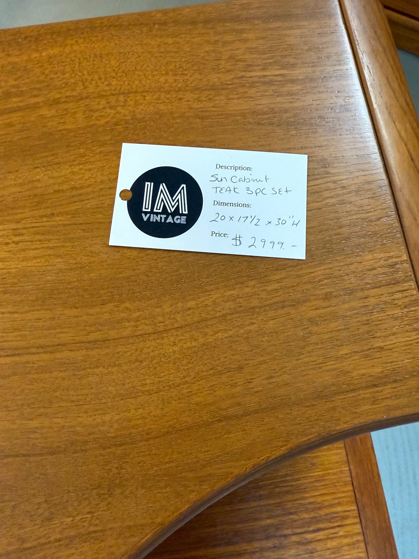 Sun Cabinet TEAK Set