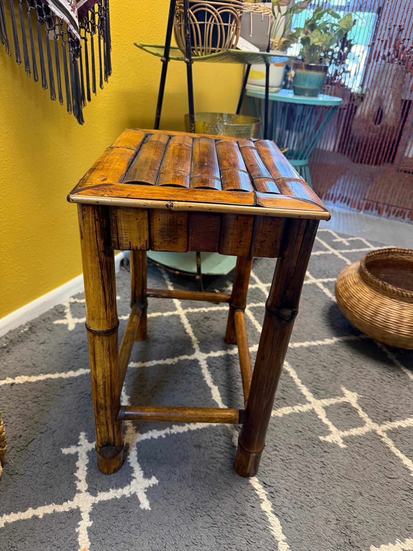 Bamboo Side Table