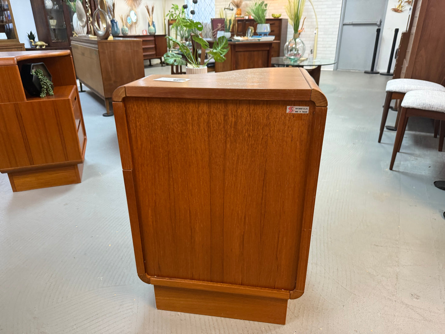 Sun Cabinet Teak Nightstand Set