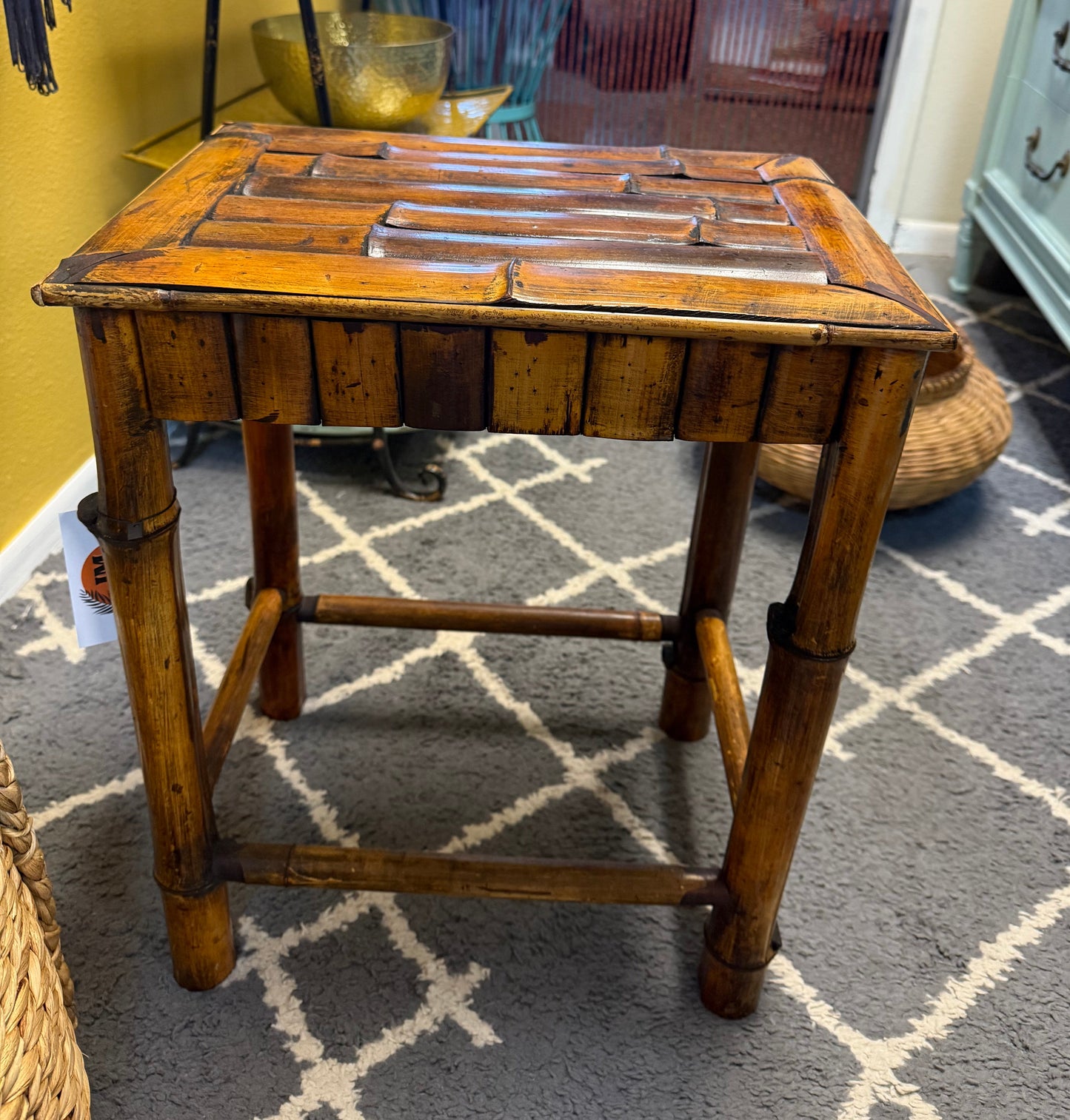 Bamboo Side Table