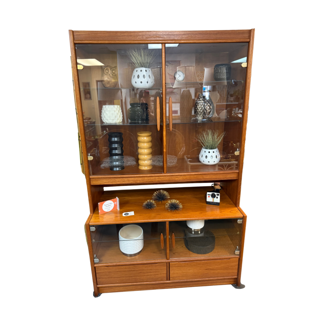 Teak Display Cabinet