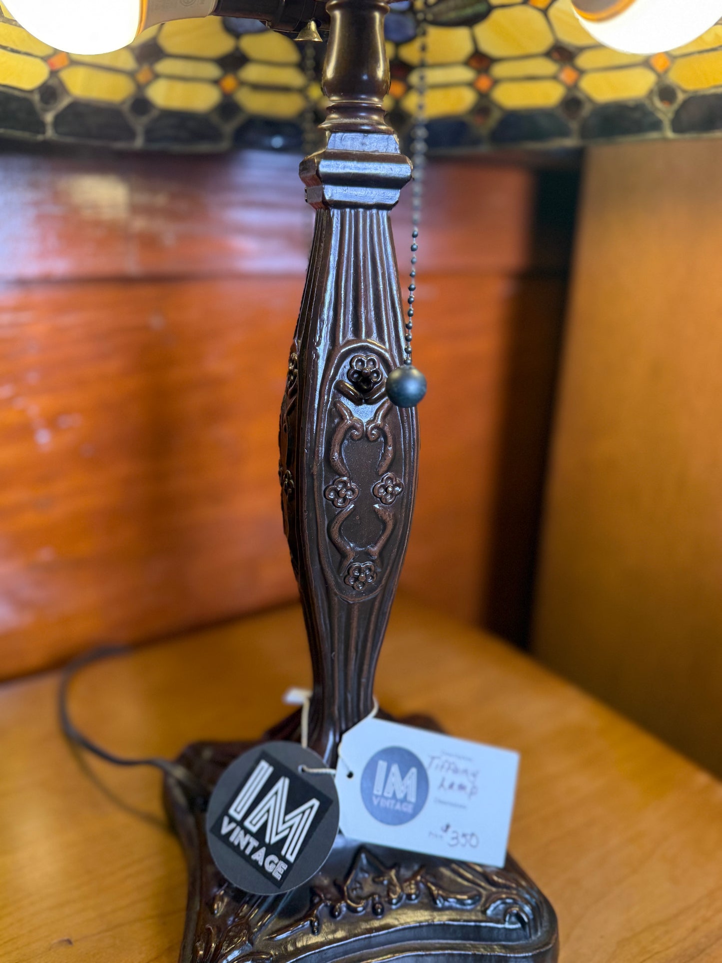 Tiffany inspired lamp