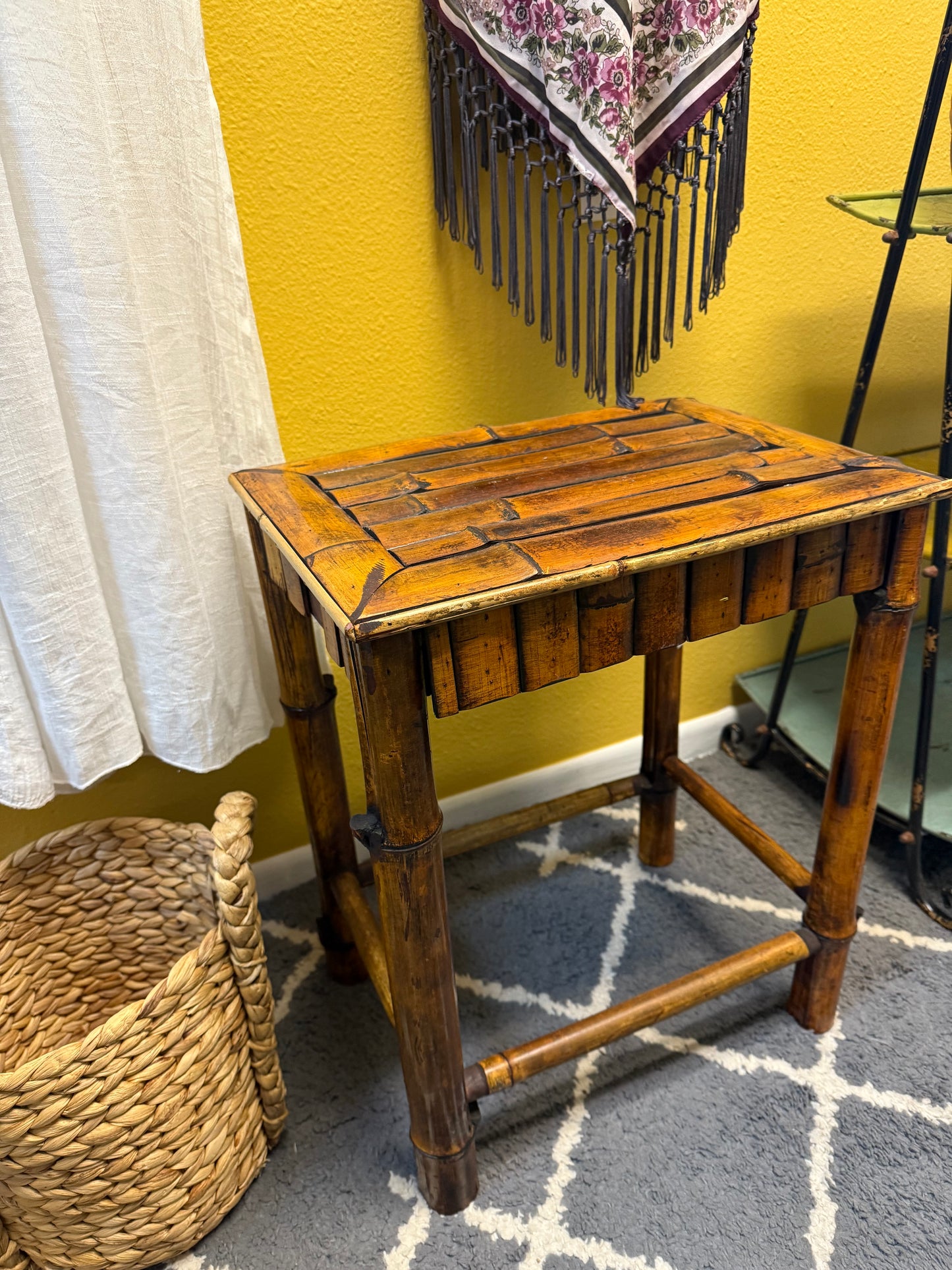Bamboo Side Table
