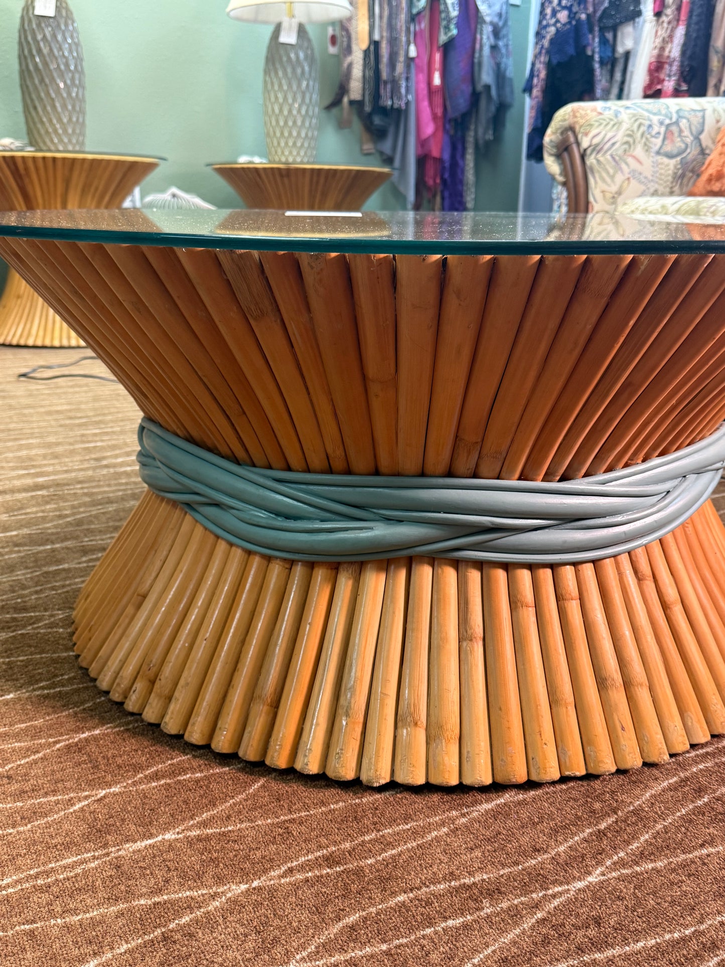 Sheaf of Wheat Coffee Table BAMBOO