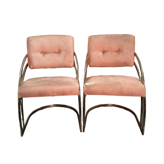 Milo Baughman Catilever Chair Set