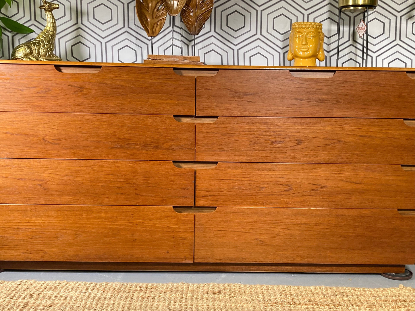 Mid-Century Modern Lane Teak Dresser