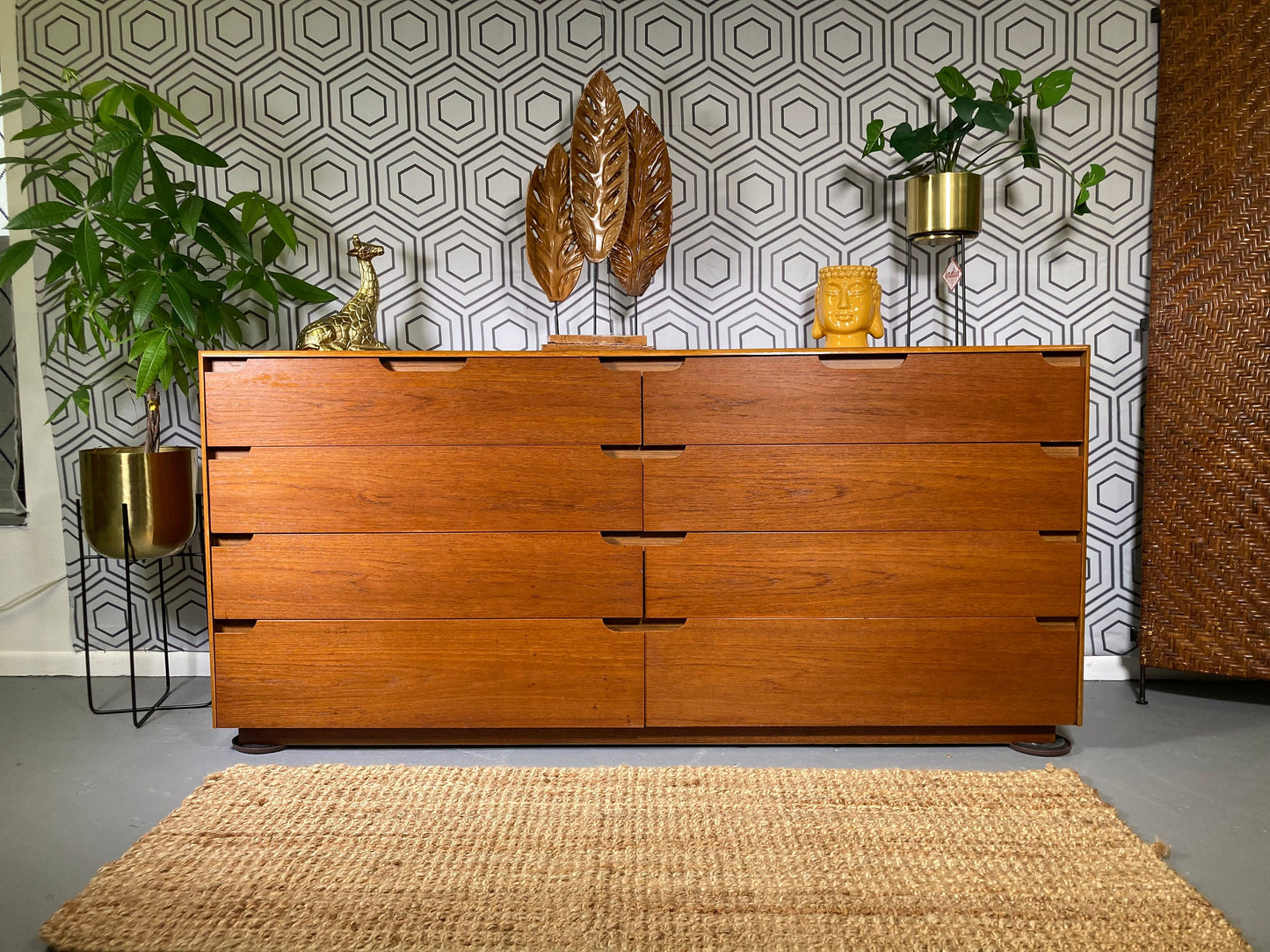 Mid-Century Modern Lane Teak Dresser