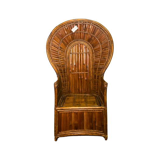 Vintage Rising Sun Rattan Chair