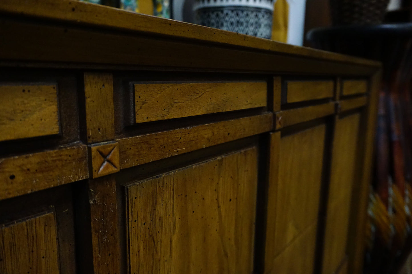 Basic Witz Mid Century Modern Dresser/Credenza with Mirror